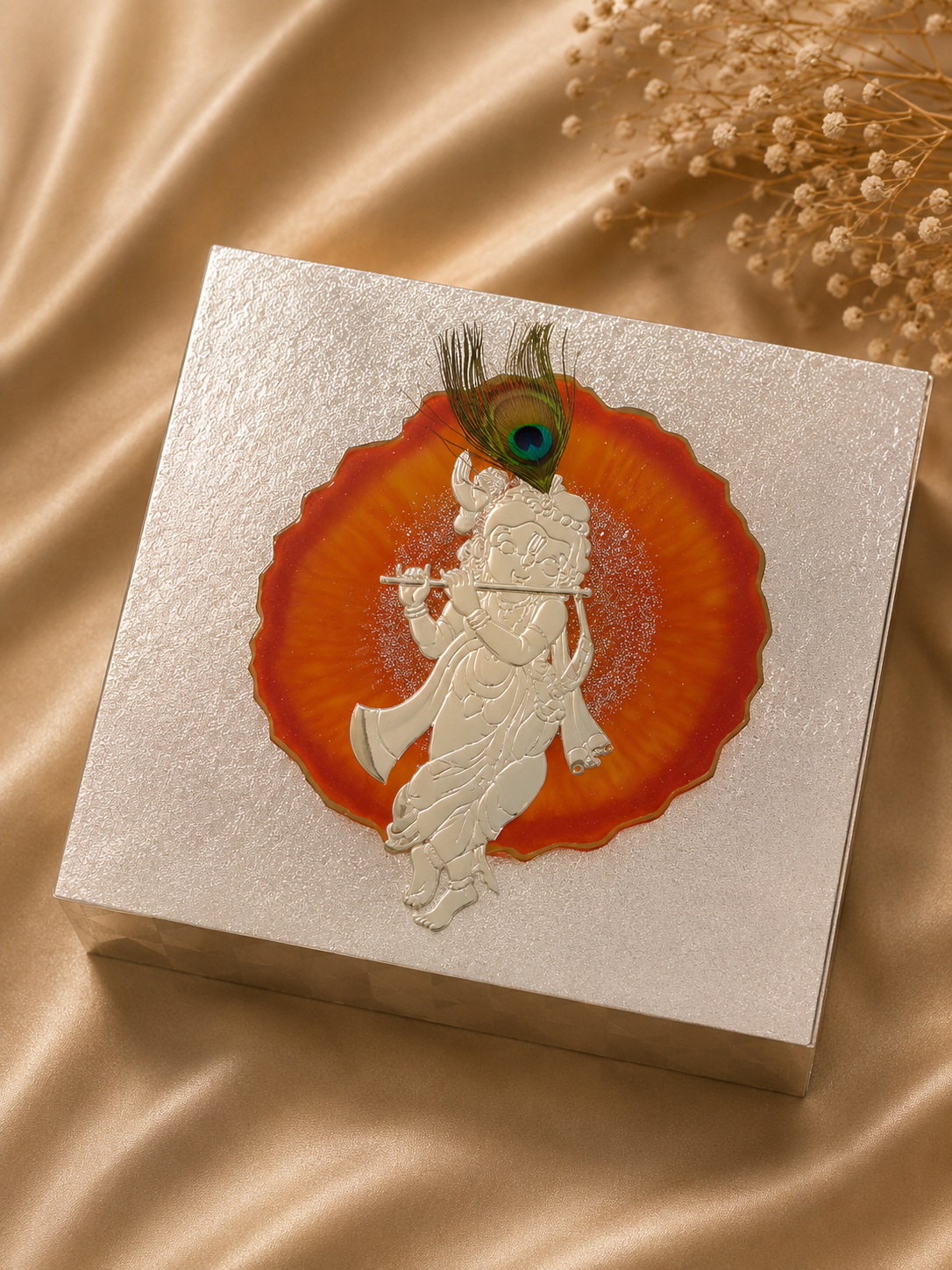 Baby Krishna Decorative Box