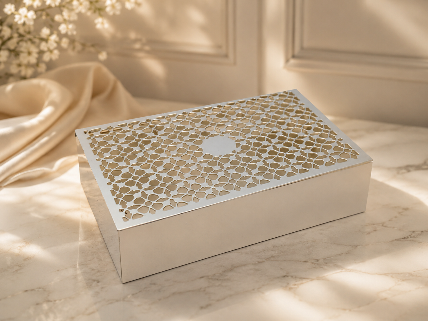 Floral Jali Box