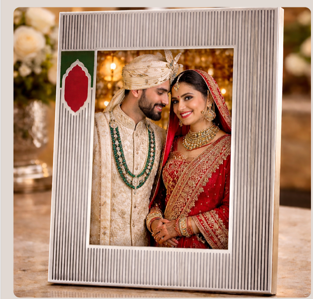 Heritage Arch Silver-Plated Photo Frame